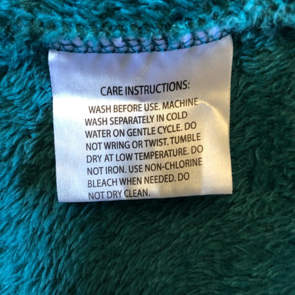 Luxurious Robe aqua green - Picture 4 of 6